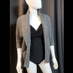 EXPRESS Chunky Gray Wool/Alpaca Cardigan Sweater🖤